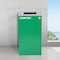 Alpine Industries 87 Gal. 3-Stream Black Steel Square Open Top Trash Can Compost and Blue Recycling Station ALP4450-BLK-KIT14 - alternate 3